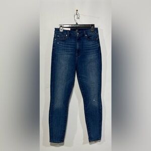 7 for all mankind Aubrey Super High Waisted Skinny Jeans Size 30 Inseam 28” NWT
